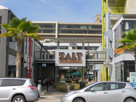 The courtyard of SALT at our Kakaako. Photo by Maile Morrel.